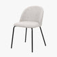 Turi Pebble Linen Mix and Black Metal Dining Chair