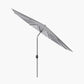 Glow Defender 3m Round Luna Grey Centre Pole Parasol