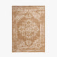 Indoor Outdoor Natural and White Vintage Design Rug