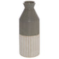 Mason Collection Grey Ceramic Ellipse Vase