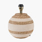 Talalla Cream and Natural Sea Grass Round Table Lamp Base