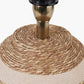 Talalla Cream and Natural Sea Grass Round Table Lamp Base