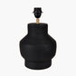 Inna Black Urn Terracotta Table Lamp Base