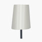 Martha 30cm Cream Oval Polysilk Tapered Lampshade