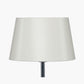 Martha 30cm Cream Oval Polysilk Tapered Lampshade