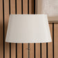 Martha 30cm Cream Oval Polysilk Tapered Lampshade