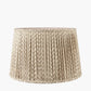 Vienna 50cm Taupe Chevron Mushroom Pleat Lampshade