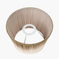 Scallop 20cm Taupe Ombre Soft Pleated Tapered Lampshade