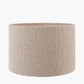 Rouen 40cm Taupe Boucle Cylinder Lampshade