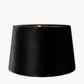 Aida 30cm Black Velvet Tapered Lampshade