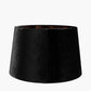 Aida 30cm Black Velvet Tapered Lampshade