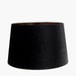 Aida 30cm Black Velvet Tapered Lampshade