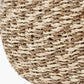 S/3 Seagrass and Palm Leaf 2-Tone Natural Plaited Round Baskets