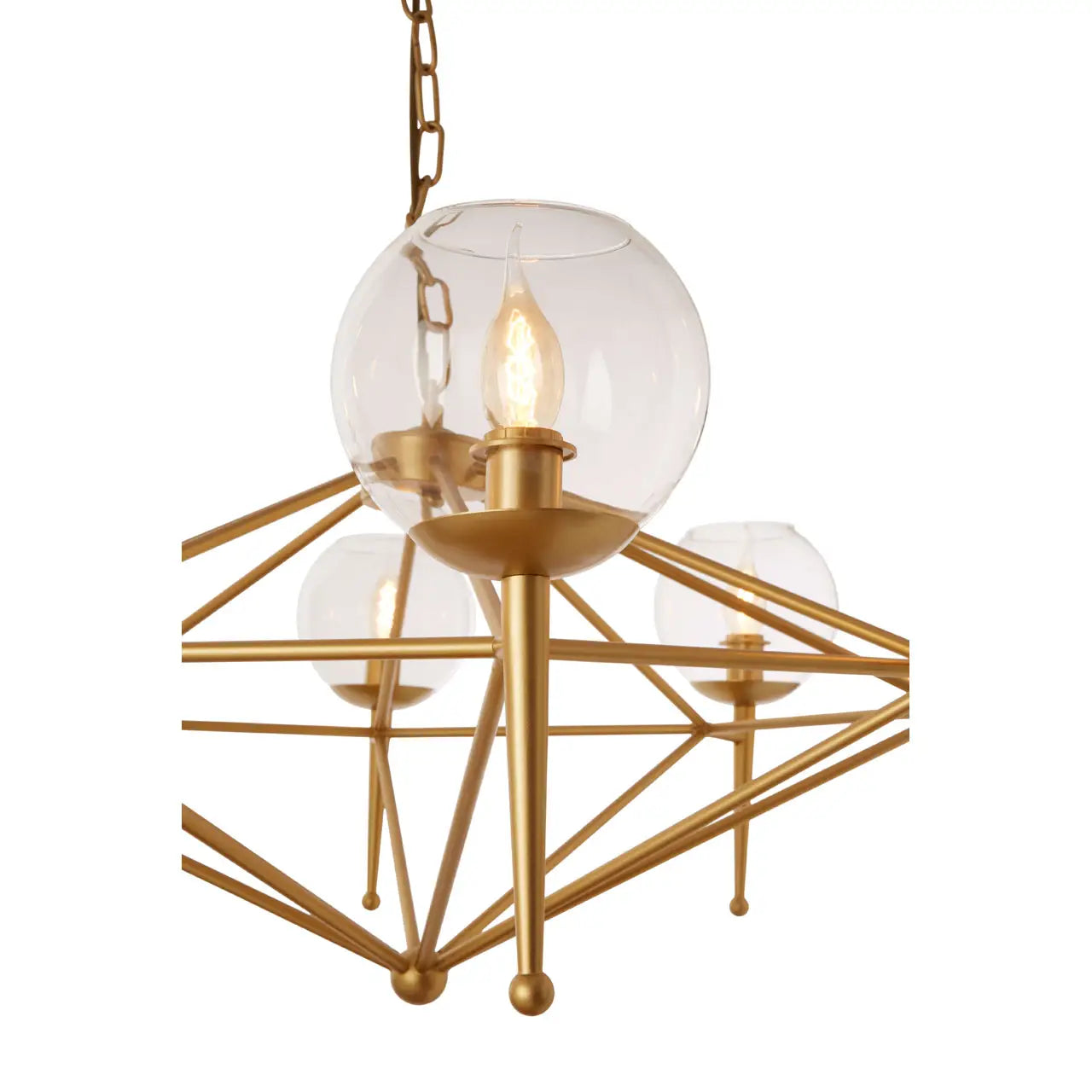 Abira 8 Bulb Geo Pendant Lamp