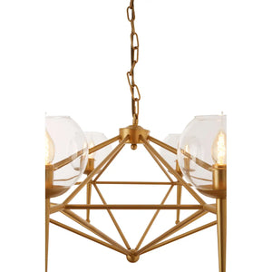 Abira 8 Bulb Geo Pendant Lamp