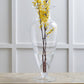 Clear Glass Waisted Vase Tall