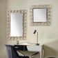 Nickel Chain Effect Square Mirror