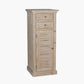 Geneva Natural Reclaimed Fir Wood 1 Door 2 Drawer Unit