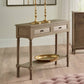 Ashwell Taupe Pine Wood Console Table