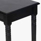 Heritage Black Pine Wood Console Table