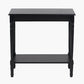 Heritage Black Pine Wood Console Table