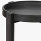 Marmara Dark Grey Oak Veneer Side Table