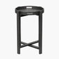 Marmara Dark Grey Oak Veneer Side Table