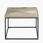 Franklin Gold Cast and Black Metal Coffee Table