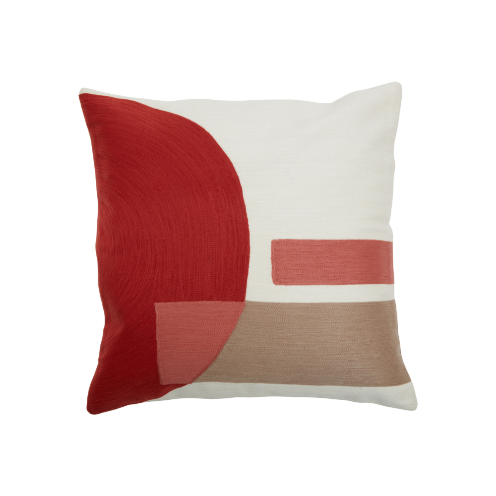 Bosie_Ozella_Red_And_White_Tonal_Cushion_interia.co.uk