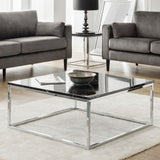 Scala Square Coffee Table - Black Marble