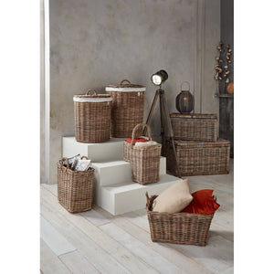 Grey Kubu Stair Storage Basket