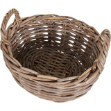 S/2 Grey Kubu Oval Baskets
