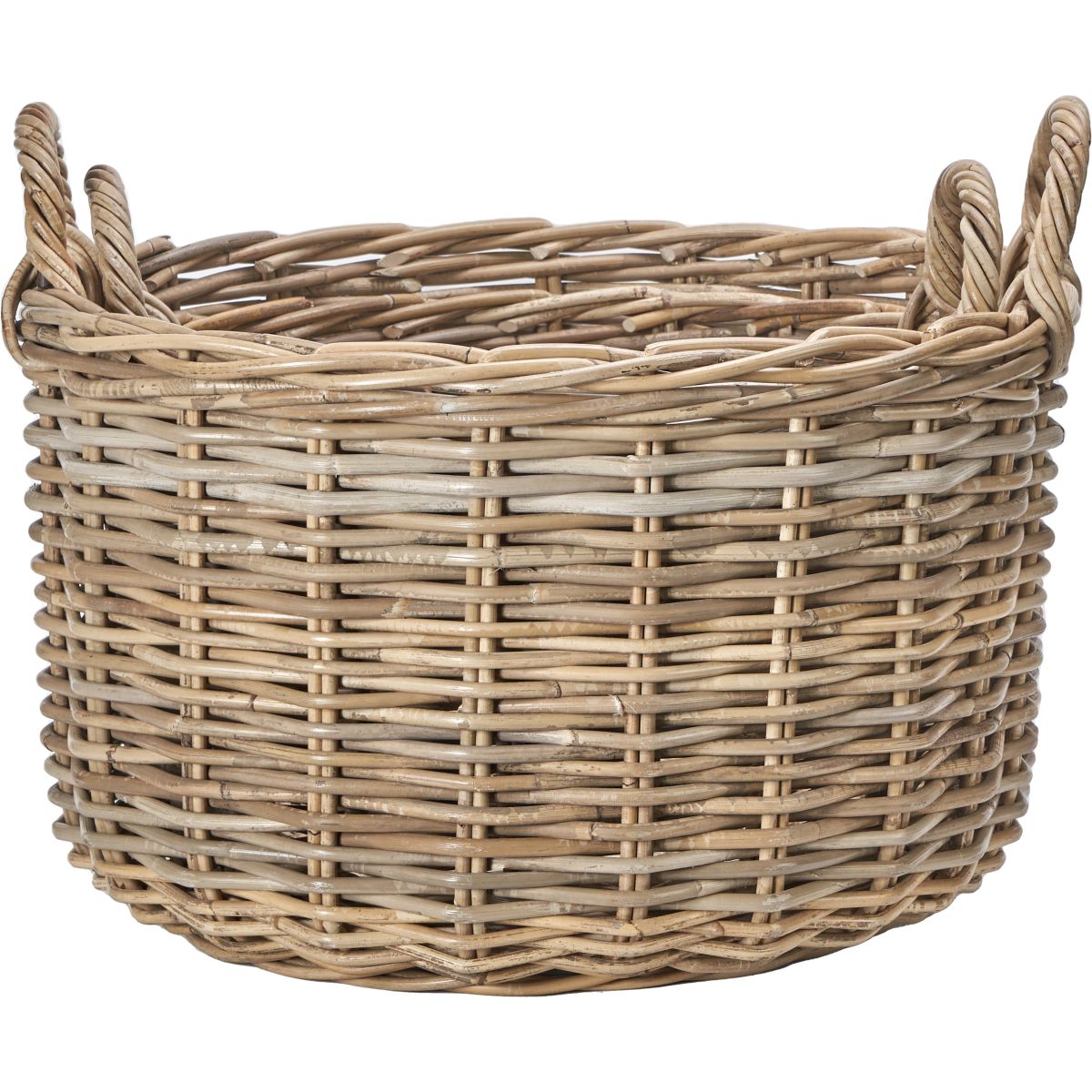 S/2 Grey Kubu Log Baskets