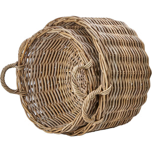 S/2 Grey Kubu Log Baskets