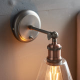 Hal Wall Light with Clear Shade