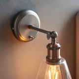 Hal Wall Light with Clear Shade