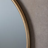 Bayswater Gold Round Mirror