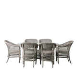 Menton 6 Seater Oval Dining Set