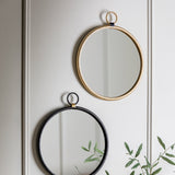 Bayswater Gold Round Mirror