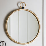 Bayswater Gold Round Mirror