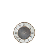 Antique Gold Wood And Geo Print Mirror Wall Clock