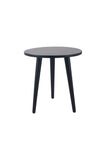 Chelmsford Satin Black Pine Wood Side Table